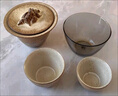 萬(wàn)仟堂（Edenus）旅行茶具套裝 敦煌聯(lián)名高檔便攜快客杯陶瓷送伴手禮 越過(guò)山丘A 葉黃釉 曬單實(shí)拍圖