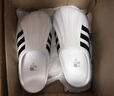 adidas adiFOM SUPERSTAR MULE拖鞋廚師鞋穆勒鞋阿迪達(dá)斯三葉草   白/黑   44.5 曬單實(shí)拍圖