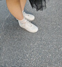 耐克NIKE板鞋女空軍一號 AIR FORCE 1運動鞋F(xiàn)V3654-111帆白37.5 曬單實拍圖