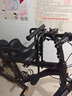 煦凜德國山地車(chē)兒童座椅前置自行車(chē)寶寶小孩加厚坐椅公路車(chē)安全坐凳子 【黑色】升級款（扶手腳踏圍欄）適合6個(gè)月-8歲 曬單實(shí)拍圖
