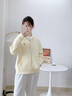 POLOWALK女士衛(wèi)衣2025秋季新品保羅運(yùn)動(dòng)風(fēng)百搭休閑連帽開衫外套女純色上衣 黃色 L /165 曬單實(shí)拍圖