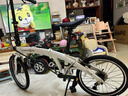大行（DAHON）P10折疊自行車(chē)20英寸10速鋁合金男女運動(dòng)通勤V剎折疊車(chē)PAA003 漸變白 曬單實(shí)拍圖