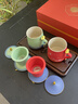 如瓷動(dòng)人故宮水杯茶水分離茶杯情侶對(duì)杯禮盒送長(zhǎng)輩父母老師領(lǐng)導(dǎo)教師節(jié)禮物 瑞鶴故宮如意辦公對(duì)杯禮盒裝 曬單實(shí)拍圖