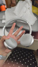 凡紀(jì)（fingertime）Minigo小果 主動(dòng)降噪耳機(jī)頭戴式無線藍(lán)牙音樂電影APP智聯(lián)高顏值治愈系小巧輕盈穿搭拍照適配蘋果 【星際銀】小巧輕盈丨降噪隨行 曬單實(shí)拍圖