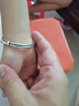 中國黃金（CHINA GOLD）999足銀四葉草手鐲女時(shí)尚款推拉銀鐲子銀飾結婚生日禮物女送女友 四葉草手鐲【20g±1g】 曬單實(shí)拍圖