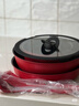 特福（Tefal）鍋具套裝百變鍋可拆卸煎炒鍋有鈦不粘鍋六件套千葉玫瑰紅 曬單實(shí)拍圖