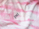SN新品戶(hù)外運動(dòng)短袖T恤美利奴羊毛扎染跑步T恤短款女士運動(dòng)T恤 綻放山桃粉扎染 L 曬單實(shí)拍圖
