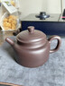唐速宜興紫砂壺名家純全手工精品家用功夫茶具泡茶壺原礦老紫泥德鐘壺 德鐘壺 老紫泥 范敬榮作品 260ml 曬單實(shí)拍圖