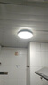 飛利浦（PHILIPS）全光譜LED三防吸頂燈IP40防潮防塵防蚊防蟲(chóng)臥室陽(yáng)臺燈18W白光5700K尺寸260mm 曬單實(shí)拍圖