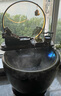 家和春天陶瓷材質(zhì)插電大水缸古法魚(yú)缸上流水擺件器循環(huán)水流水擺件循環(huán)水 長(cháng)60cm流水板+燈圈（不含缸） 曬單實(shí)拍圖