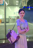 VQGT女士雙肩包女款2025年新款旅行包七夕氣質(zhì)學(xué)生大容量通勤出游背包 米白色 曬單實(shí)拍圖