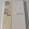無(wú)印良品（MUJI） 透明PVC拉鏈袋封面 時(shí)間軸式日程本 2025年12月開(kāi)始 筆記本本子 新品 88張/白色/A5 曬單實(shí)拍圖