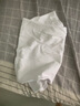 方領(lǐng)打底衫女夏季新款灰色短袖t恤大領(lǐng)口內(nèi)搭正肩純棉顯瘦上衣服 白色 L 曬單實拍圖