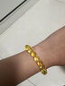 中國(guó)黃金（CHINA GOLD）招財(cái)黃水晶手串男女款本命年輕奢手鏈七夕情人節(jié)禮物送女朋友老婆 黃水晶手串-約5-6mm【品牌禮盒】 曬單實(shí)拍圖