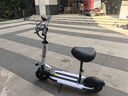 希洛普（SEALUP） 鋰電池電動(dòng)滑板車(chē) 便攜可折疊電動(dòng)車(chē) 代駕兩輪代步車(chē)迷你電動(dòng)車(chē) 36V白/朝陽(yáng)真空胎/3C金宇星/30-40km 曬單實(shí)拍圖
