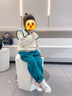 奧特曼童裝女童套裝秋裝2025新款韓版女寶寶春秋兒童休閑衛(wèi)衣褲子兩件套 熱售藍(lán)色【套裝】 100 身高90-100cm年齡3-4歲 曬單實(shí)拍圖