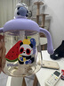 貝親兒童牛奶杯1-3歲寶寶喝水喝奶PPSU直飲奶瓶雙吸管水杯 綠色330mL 曬單實(shí)拍圖