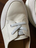 拔佳（Bata）休閑鞋女春季商場(chǎng)新款牛羊皮通勤百搭輕便開車單鞋WRV57AA4七夕 米白 36 曬單實(shí)拍圖