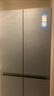 海爾（Haier）冰箱473升超薄零嵌入式60cm內(nèi)四門(mén)雙開(kāi)門(mén)十字門(mén)小紅花套系一級(jí)能效雙變頻大容量家用家電國(guó)家補(bǔ)貼 473L+EPP超凈系統(tǒng)+594mm超薄+聯(lián)網(wǎng)智控 曬單實(shí)拍圖