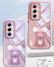 GGUU暴力熊適用opporeno12手機殼reno12pro套新款11透明殼10高級感9小眾reno硅膠全包oppo防摔0ppo曲屏 粉色-奶油花瓣熊-透明殼 OPPOReno12Pro 曬單實拍圖