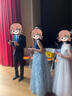 思妙星女童十周歲生日公主裙高端輕奢主持人管樂團(tuán)合唱演出鋼琴演出服 天藍(lán)色 藍(lán)底銀絲 130 曬單實(shí)拍圖