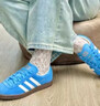 adidas「T頭鞋」STADT經(jīng)典時(shí)尚薄底運動(dòng)板鞋男女阿迪達斯三葉草   藍色/亮白/漢玉白   42 曬單實(shí)拍圖