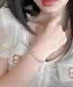 蔓笙紫藤花手鏈女輕奢小眾蝴蝶學(xué)生閨蜜手環(huán)520情人節生日禮物送女友 手鏈【蝴蝶結禮盒】 曬單實(shí)拍圖