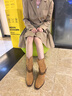 妙麗短靴女粗跟真皮復(fù)古短筒搭扣時尚設(shè)計感2025秋季新款休閑時裝靴 黃棕 37 (235mm) 標(biāo)準(zhǔn)碼 曬單實拍圖