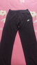 耐克（NIKE）男運(yùn)動(dòng)褲 夏季薄款 單層針織 直筒休閑BV2767-010黑L 曬單實(shí)拍圖