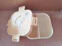 沃德百惠（WORTHBUY）水果盒便攜外出帶春游小學(xué)生專(zhuān)用兒童食品級密封零食保鮮便當飯盒 米黃3分格900ml 曬單實(shí)拍圖