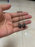 CAROMAY復(fù)古巴洛克耳環(huán)耳夾輕奢耳墜生日情人節(jié)禮物送女友老婆表白首飾品 925銀針·寶藍(lán)色 曬單實(shí)拍圖