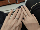 925銀情侶戒指一對鐘久久對戒結婚定情信物紀念情人禮物送女男友 S925純銀情侶一對/異地戀可分開(kāi)發(fā)貨/賀卡 曬單實(shí)拍圖