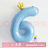 多美憶生日場(chǎng)景布置男孩數字生日氣球道具氛圍布置兒童派對裝飾藍色6 曬單實(shí)拍圖