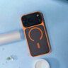 鯨咖（King whale）適用蘋果17promax手機殼新款磨砂iphone17Pro保護套磁吸17air全包防摔高級感男女ip17網(wǎng)紅潮牌情侶 【橙色】升級金屬鏡頭圈-自帶拍照按鍵 iPhone  曬單實拍圖
