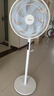 美的（Midea）電風(fēng)扇 家用風(fēng)扇落地扇 立式輕音節(jié)能強(qiáng)風(fēng)電扇 宿舍降溫循環(huán)柔風(fēng)自然風(fēng)桌面 【智能語(yǔ)音控制】SAI35AS 曬單實(shí)拍圖