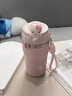 NEXT ROAD英國聯(lián)名高顏值女生可愛(ài)保溫杯2025新款咖啡杯學(xué)生隨手雙飲水杯子 粉色450ML+小貓貼+KT公仔 曬單實(shí)拍圖
