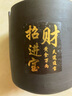 京東物流 紫砂陶瓷煙灰缸男士家用防飛灰密封茶幾裝飾擺件 招財進寶帶蓋-煙灰缸1個裝 曬單實拍圖