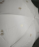 天堂 防紫外線晴雨傘三折 雨傘黑膠防曬太陽傘遮陽晴雨傘 甘酪白 曬單實拍圖