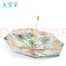 天堂傘雙層加厚黑膠防曬防紫外線遮陽(yáng)傘太陽(yáng)傘折疊晴雨兩用傘男女士款 翠影-雙層-三折款（金色傘架） 曬單實(shí)拍圖
