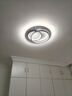 歐普照明led吸頂燈2025新款客廳主燈全光譜護(hù)眼智能臥室餐廳燈具 包安裝-三室一廳-黑色-三色變光 曬單實(shí)拍圖