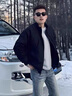 安初夏gtal三防美式飛行員夾克外套男春秋穿搭立領(lǐng)痞帥工裝沖鋒衣三件套 【黑色+黑色長袖+黑西褲】 三件套 XL 適合130-145斤 曬單實拍圖