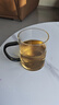 青蘋(píng)果耐熱玻璃水杯465ml四只 四色把手玻璃杯 圍爐煮茶杯牛奶杯 曬單實(shí)拍圖