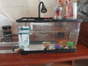 闊庭魚(yú)缸懶人魚(yú)缸家用客廳辦公室金魚(yú)缸過(guò)濾魚(yú)缸黑色款 曬單實(shí)拍圖