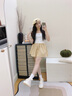 CAMILA KSENIA爆款板鞋女士2025新款夏季休閑百搭厚底小白鞋女時尚單鞋子徒步鞋 白色 37 曬單實拍圖