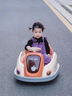 蒂米妮兒童電動(dòng)碰碰車(chē)小孩嬰兒充電玩具車(chē)可坐人男女寶寶四輪汽車(chē)童車(chē) 贈送高配版橙色+防爆小電瓶+遙控 曬單實(shí)拍圖