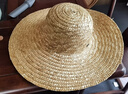朵胤 大檐草帽沙灘遮陽(yáng)帽麥稈太陽(yáng)帽勞保農民草帽子男女款夏季大沿草帽 麥稈本色 帽子直徑44cm M(56-58cm) 曬單實(shí)拍圖