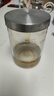 heisou泡茶杯茶水分離水杯子耐熱玻璃帶蓋把手不銹鋼過濾400mlKC801 曬單實拍圖