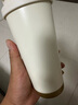 Tmirui保溫杯陶瓷內膽咖啡杯男女生高顏值吸管水杯便攜2024新款定制杯子 【送禮袋/316/刻字】奶霜白 500ml 曬單實(shí)拍圖