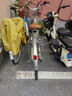 TI-MOUNT 精品日本自行車外六變速電燈日式輕便通勤載娃成人老人男女單車 米色/象牙白 26寸 外六速 曬單實(shí)拍圖