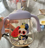 貝親（Pigeon）兒童牛奶杯1-3歲 寶寶喝奶瓶 PPSU直飲泡奶吸管水杯 紫色330mL 曬單實(shí)拍圖